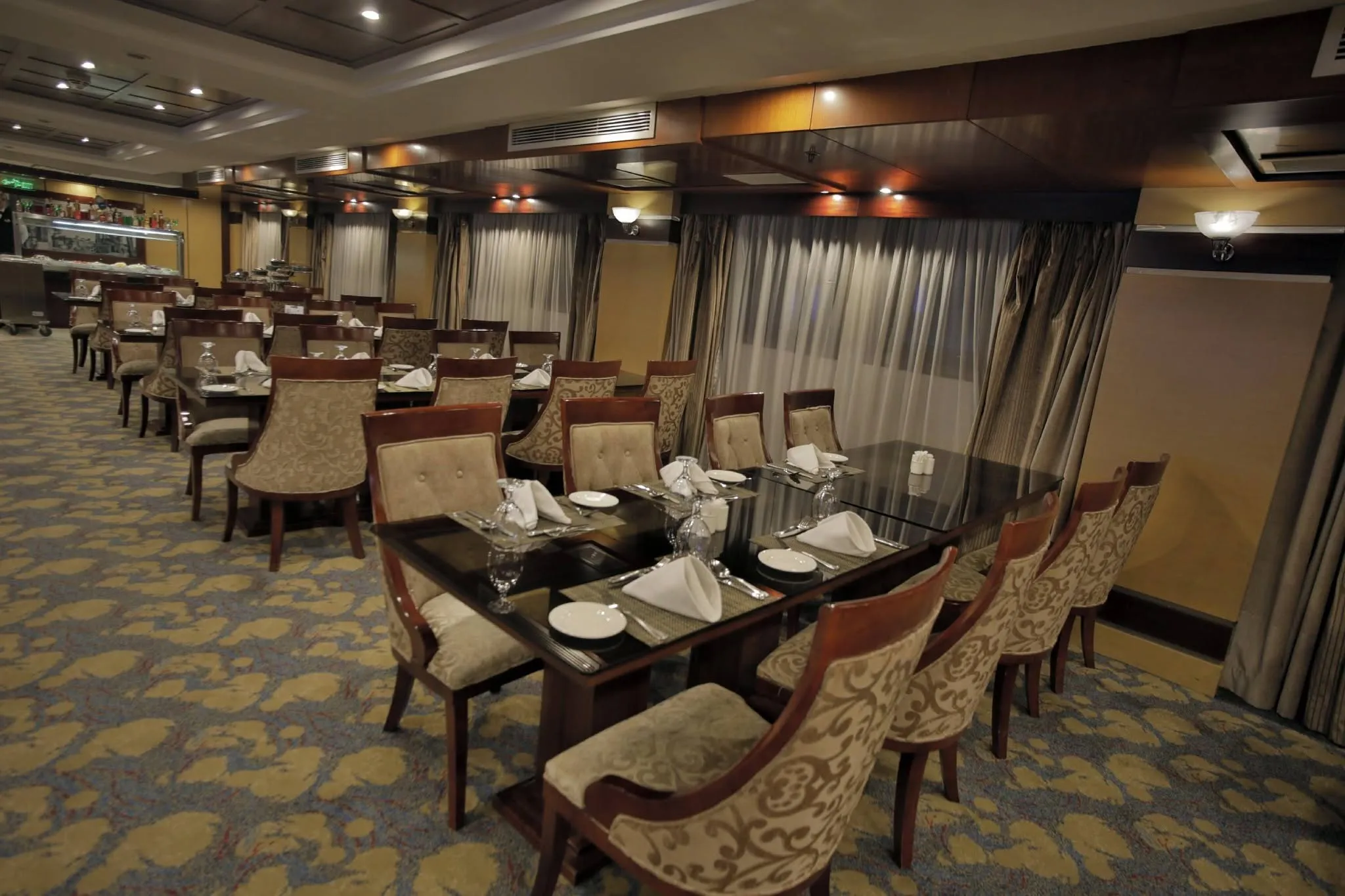 Restaurant aboard the Blue Shadow I Nile Cruise Nile cruise